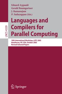 Produktbild: Languages and Compilers for Parallel Computing