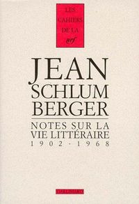 Produktbild: Notes Sur la Vie Litteraire, 1902-1968