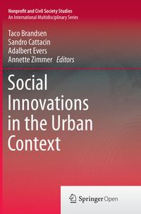 Produktbild: Social Innovations in the Urban Context