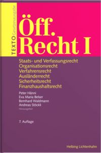 Produktbild: TEXTO &Ouml;ff. Recht I