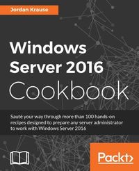 Produktbild: Windows Server 2016 Cookbook
