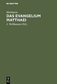 Produktbild: Das Evangelium Matthaei