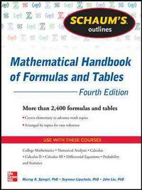 Produktbild: Schaum's Outlines: Mathematical Handbook of Formulas and Tables