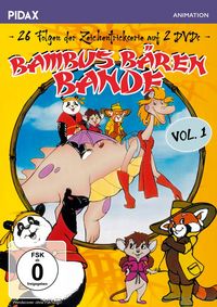 Produktbild: Bambus-Bären-Bande, Vol. 1 / 26 Folgen der beliebten Zeichentrickserie (Pidax Animation) [2 DVDs]