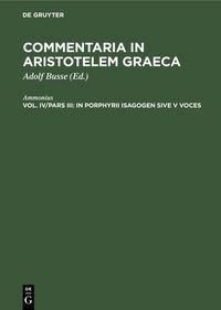 Produktbild: In Porphyrii Isagogen sive V voces