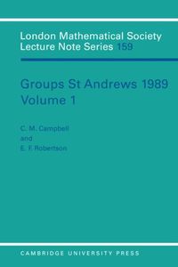 Produktbild: Groups St Andrews 1989: Volume 1