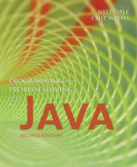 Produktbild: Dale, N: Programming and Problem Solving with Java