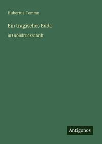 Produktbild: Ein tragisches Ende
