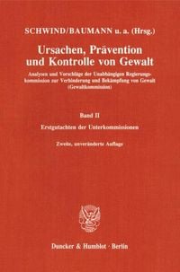 Produktbild: Ursachen, Pr&auml;vention und Kontrolle von Gewalt.