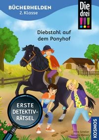 Produktbild: Die drei !!!, B&uuml;cherhelden 2. Klasse, Diebstahl auf dem Ponyhof