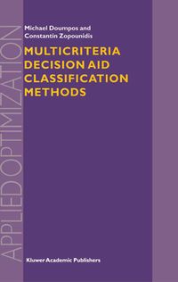 Produktbild: Multicriteria Decision Aid Classification Methods