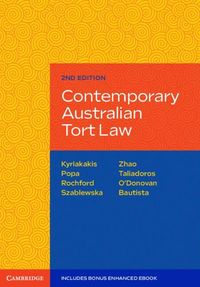Produktbild: Contemporary Australian Tort Law
