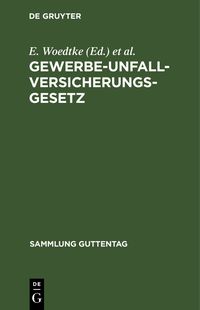Produktbild: Gewerbe-Unfallversicherungsgesetz