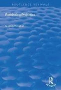 Produktbild: Dorschel, A: Rethinking Prejudice