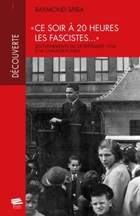 Produktbild: Ce soir &agrave; 20 heures les fascistes...