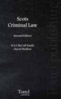 Produktbild: Scots Criminal Law 2/e