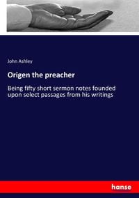 Produktbild: Origen the preacher