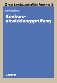 Produktbild: Konkursabwicklungspr&uuml;fung