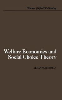 Produktbild: Welfare Economics and Social Choice Theory