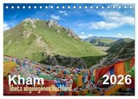 Produktbild: Kham - Tibets abgelegenes Hochland (Tischkalender 2026 DIN A5 quer), CALVENDO Monatskalender