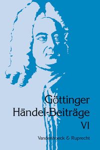 Bild vom Artikel Göttinger Händel-Beiträge, Band 6 vom Autor Eugene M. Skibbe