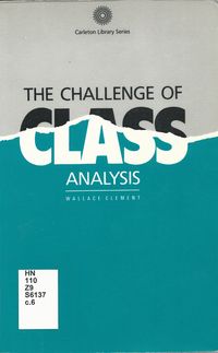 Produktbild: Challenge of Class Analysis