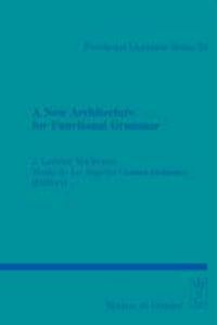 Produktbild: A New Architecture for Functional Grammar