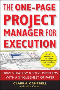 Produktbild: The One-Page Project Manager for Execution