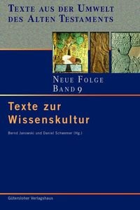 Produktbild: Texte zur Wissenskultur