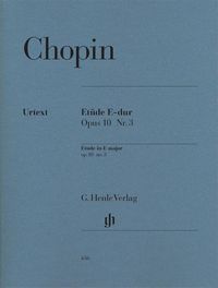 Bild vom Artikel Frédéric Chopin - Etüde E-dur op. 10 Nr. 3 vom Autor Frédéric Chopin