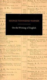 Produktbild: On The Writing Of English