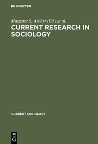 Produktbild: Current research in sociology