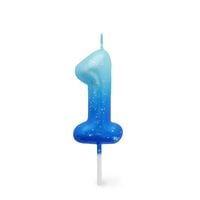 Produktbild: Legami Geburtstagskerze - Happy Birthday  - Blau - 1