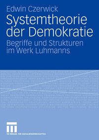 Produktbild: Systemtheorie der Demokratie