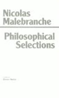 Produktbild: Malebranche, N: Malebranche: Philosophical Selections