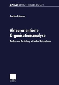 Produktbild: Akteurorientierte Organisationsanalyse