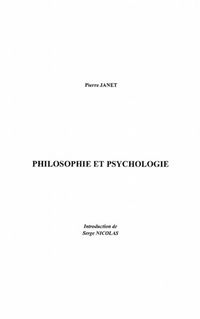 Produktbild: Philosophie et psychologie