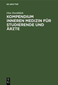 Produktbild: Kompendium inneren Medizin f&uuml;r Studierende und &Auml;rzte