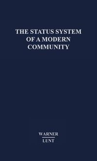 Produktbild: The Status System of a Modern Community.