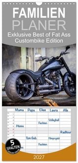 Produktbild: Familienplaner 2027 - Exklusive Best of Fat Ass Custombike Edition, feinste Harleys mit fettem Hintern mit 5 Spalten (Wandkalender, 21 x 45 cm) CALVENDO