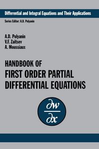 Produktbild: Handbook of First-Order Partial Differential Equations