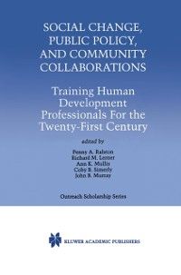 Produktbild: Social Change, Public Policy, and Community Collaborations