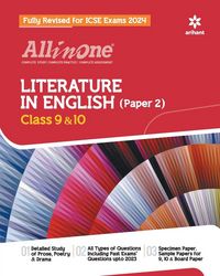 Produktbild: All In One Class 9th and 10th Literature in English (Paper 2) for ICSE Exam 2024