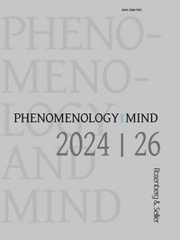 Produktbild: Phenomenology and Mind 26