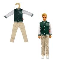 Produktbild: Time2Shine Collegejacke mit Stoffhose f&uuml;r Modepuppen der Gr&ouml;&szlig;e 29 cm