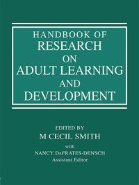Produktbild: Handbook of Research on Adult Learning and Development