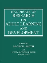 Produktbild: Handbook of Research on Adult Learning and Development
