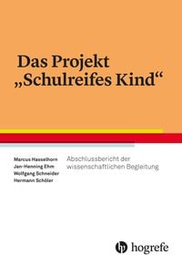 Produktbild: Das Projekt "Schulreifes Kind"