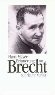 Produktbild: Mayer, H: Erinnerungen an Brecht
