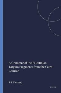 Produktbild: A Grammar of the Palestinian Targum Fragments from the Cairo Genizah
